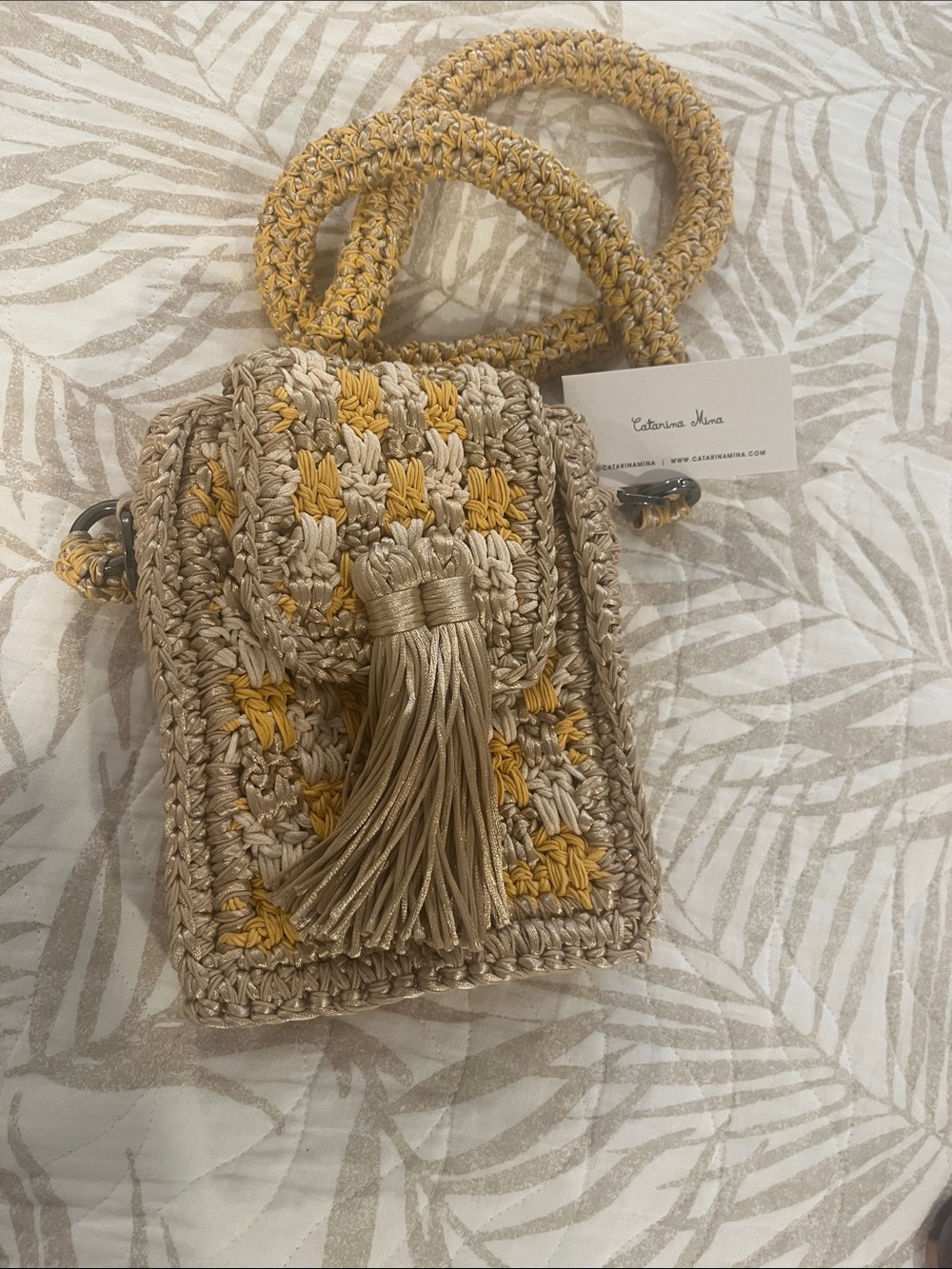 Crossbody handmade in Brazil.